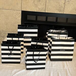 Sephora Classic Striped Gift Bags